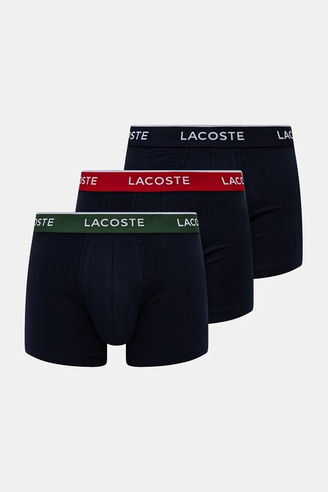 Lacoste boxeri 3-pack barbati, culoarea albastru marin, 6H3379