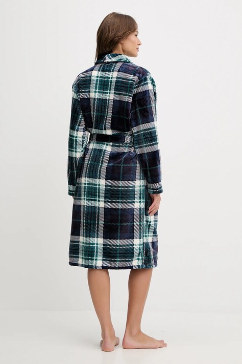 United Colors of Benetton szlafrok kolor niebieski 6FK82801F