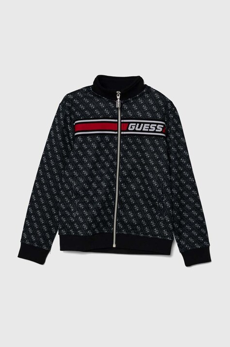 Guess bluza copii culoarea negru, modelator, L4YQ24 FL04Q