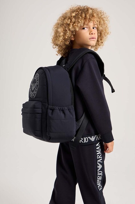 Детская кофта Emporio Armani цвет синий с принтом 6D4MJG 1JHSZ