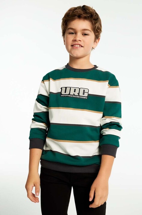 Детская кофта Mayoral цвет зелёный узор 7451