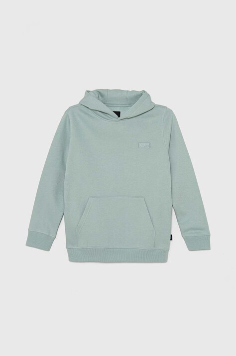Vans bluza copii BY Core Basics PO II culoarea turcoaz, cu glugă, neted, VN000JPZM8I1