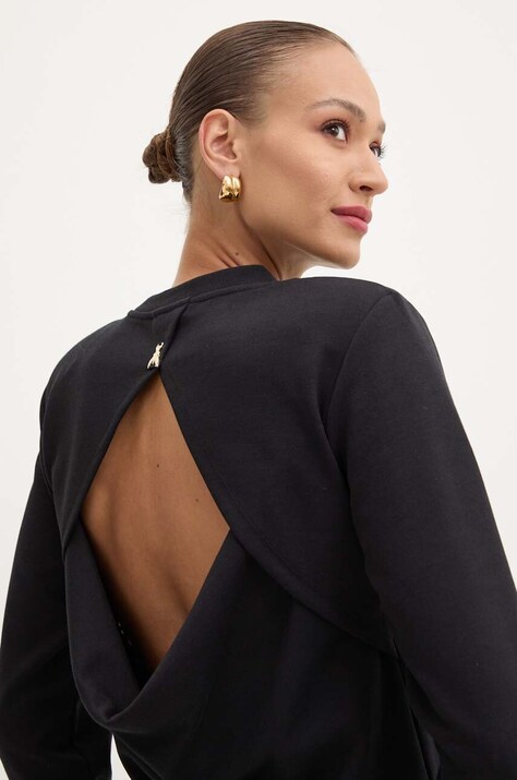 Patrizia Pepe bluza femei, culoarea negru, neted, 8M1618 J219