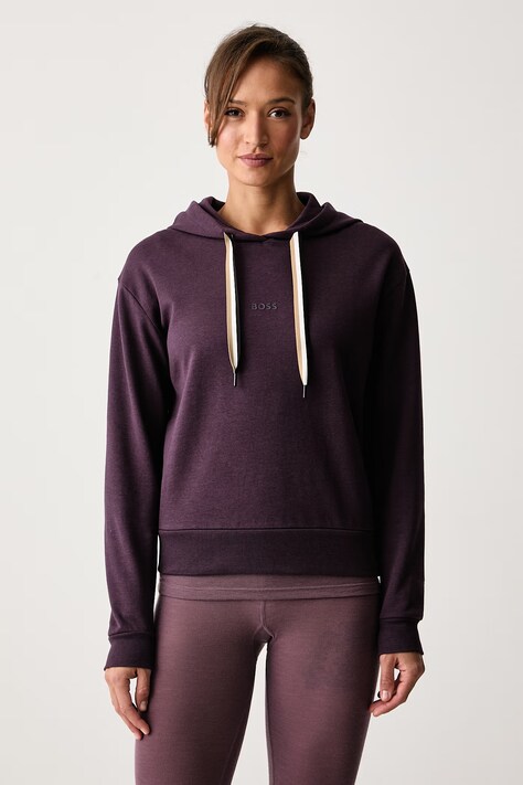 BOSS Lounge melegítőfelső női CP Stripe Hoodie lila 50524760