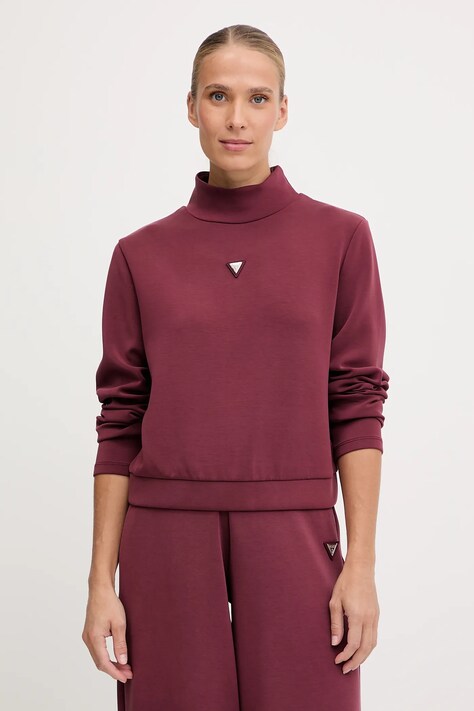 Кофта Guess OLYMPE колір бежевий однотонна V4YQ05 KCAY2