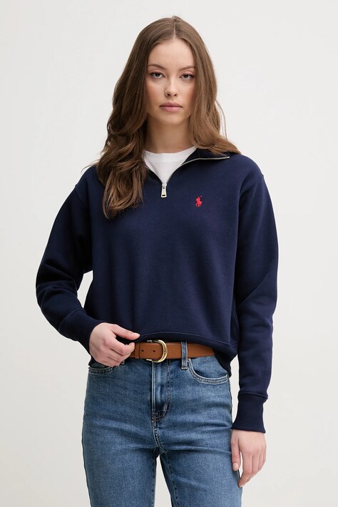 Polo Ralph Lauren felpa donna colore blu navy  211851659