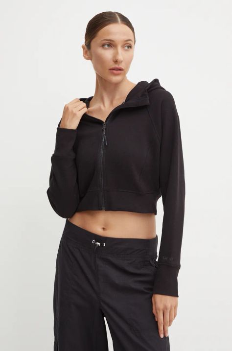 Dkny felpa donna colore nero con cappuccio DP4J9487