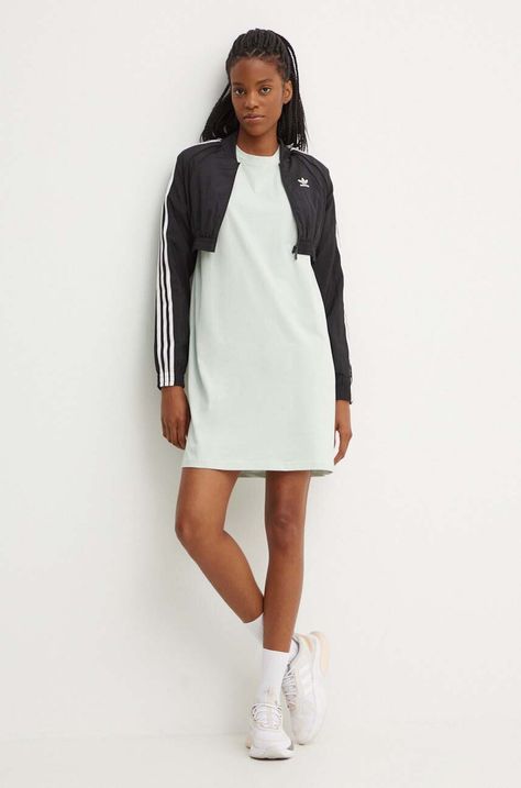 Куртка adidas Originals женская цвет чёрный переходная IW5484