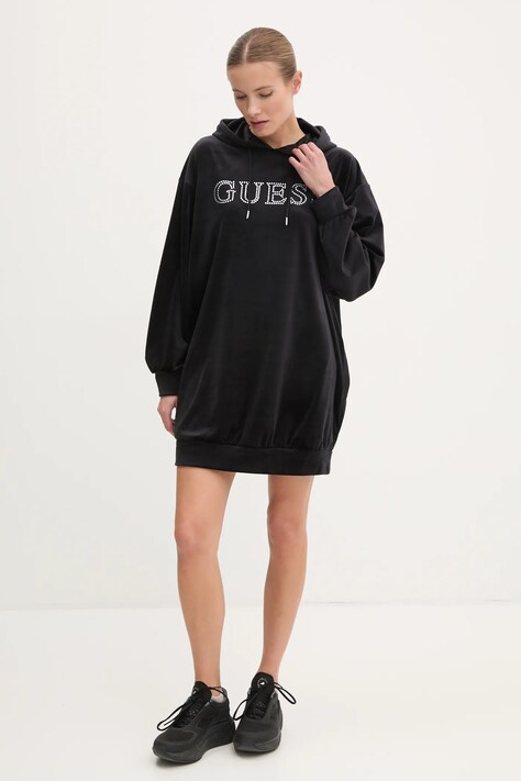 Сукня Guess COUTURE колір чорний mini oversize V4BQ13 KBXI2