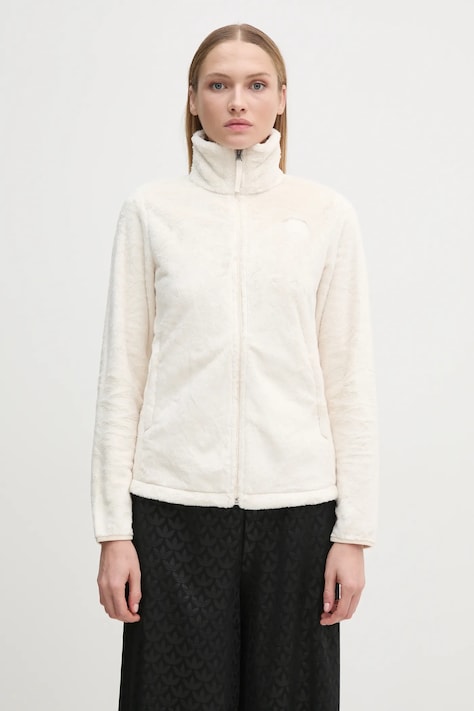 The North Face sports sweatshirt Osito beige color smooth NF0A7UQJQLI1