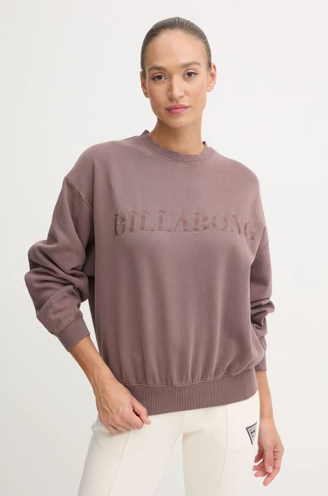 Pulover Billabong Palmin ženski, rjava barva, ABJFT00456