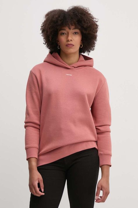 Кофта Calvin Klein женская с капюшоном с принтом K20K207615
