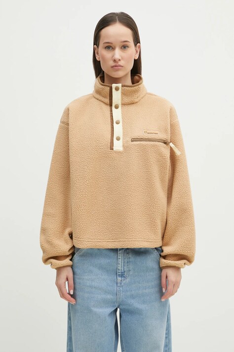 Sportska dukserica Columbia Helvetia boja: siva, bez uzorka, 2092231