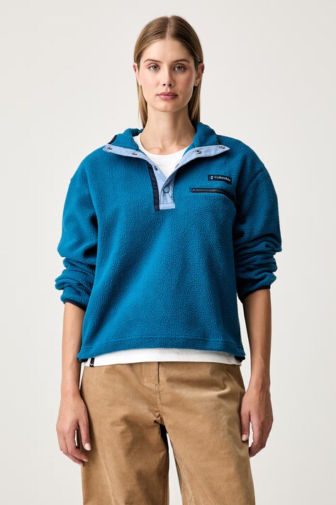Columbia bluza sportowa damska polarowa Helvetia turkusowa 2092231