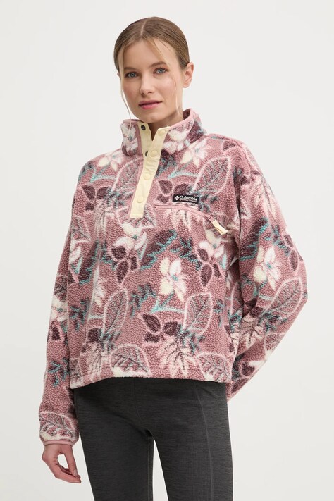 Columbia bluza sportowa Helvetia kolor fioletowy wzorzysta 2098501