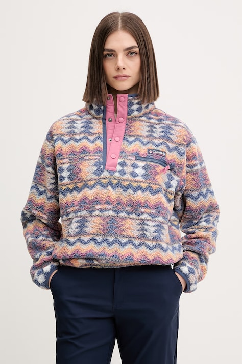 Columbia bluza sportowa Helvetia kolor niebieski wzorzysta 2098501