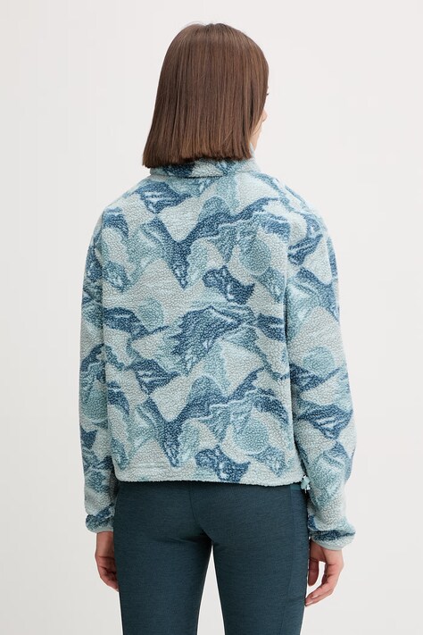 Columbia bluza sportowa Helvetia kolor turkusowy wzorzysta 2098501