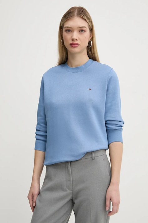 Dukserica Tommy Jeans za žene, bez uzorka, DW0DW19959