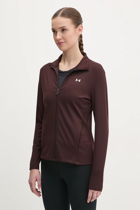 Under Armour hanorac de antrenament Motion EMEA culoarea maro, neted, 1388650