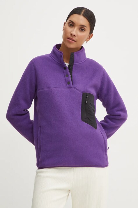 Кофта Burton женская цвет фиолетовый однотонная 238601