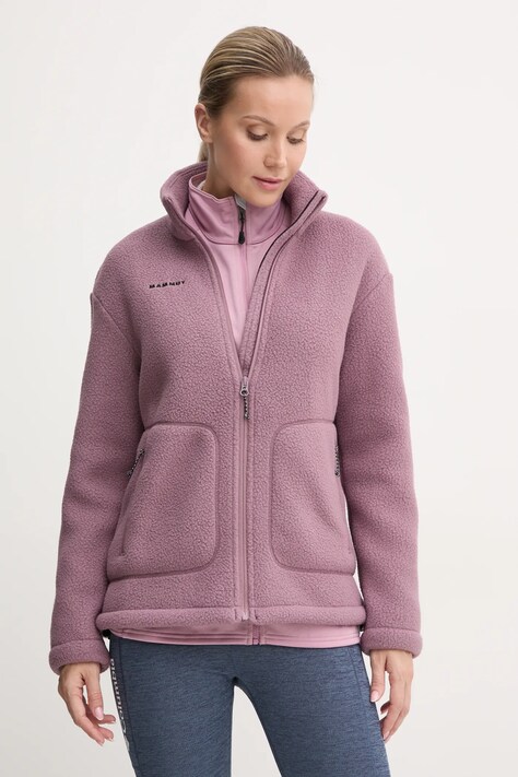 Mammut felpa da sport Falera colore rosa  1014.05830