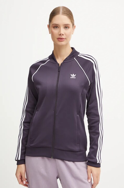 Pulover adidas Originals ženski, vijolična barva, IY2167