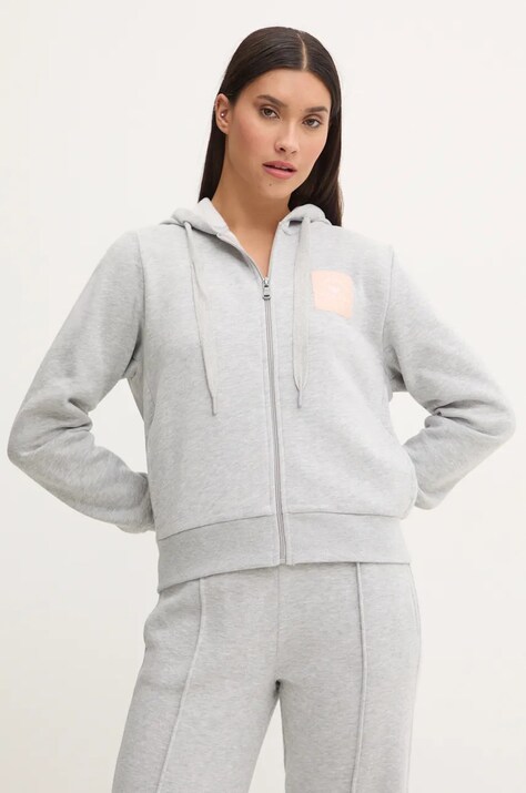 Homewear dukserica Emporio Armani Underwear boja: siva, s kapuljačom, melanž, 164635 4F265