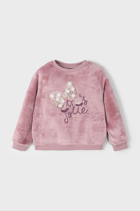 Детская кофта Mayoral цвет розовый узор 4480