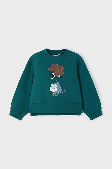 Mayoral bluza copii culoarea verde, cu imprimeu, 4482