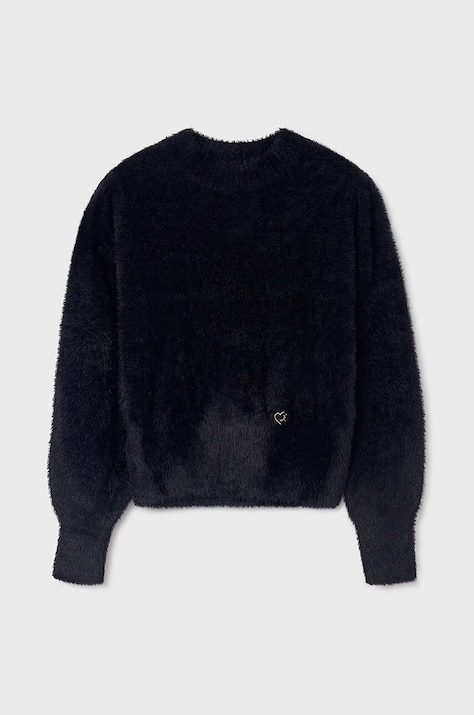 Mayoral pulover copii culoarea negru, neted, 7302