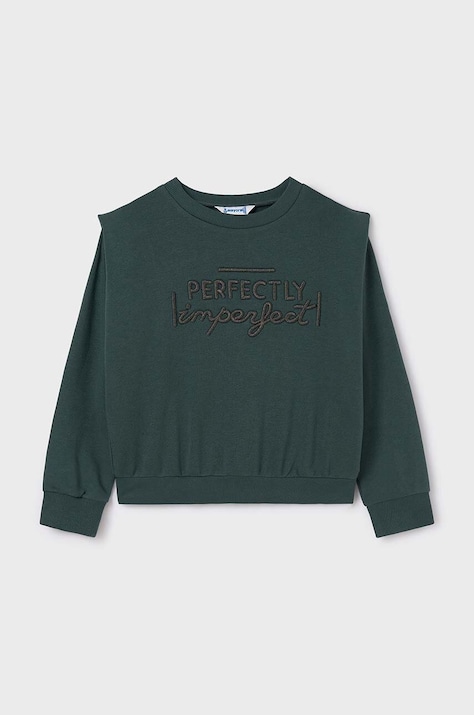 Mayoral bluza copii culoarea verde, cu imprimeu, 7468