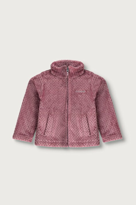 Columbia bluza rozpinana dziecięca polarowa Fire Side fioletowa 1799083