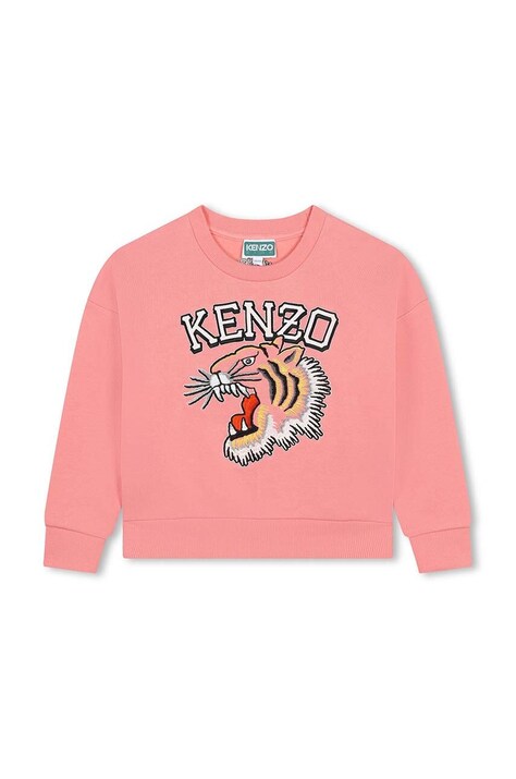 Παιδική μπλούζα Kenzo Kids χρώμα: ροζ, K60692