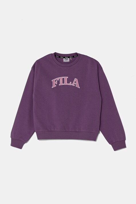 Кофта Fila LOLLAR цвет фиолетовый с принтом FAT0579