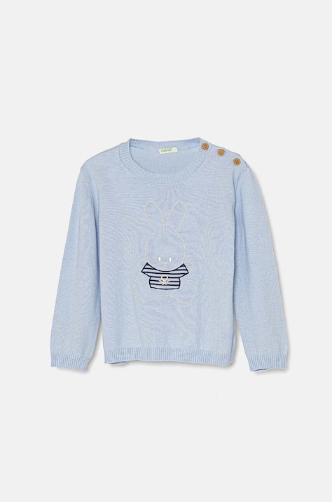 United Colors of Benetton pulover din amestec de lână pentru bebeluși light, 1ZNNB1011
