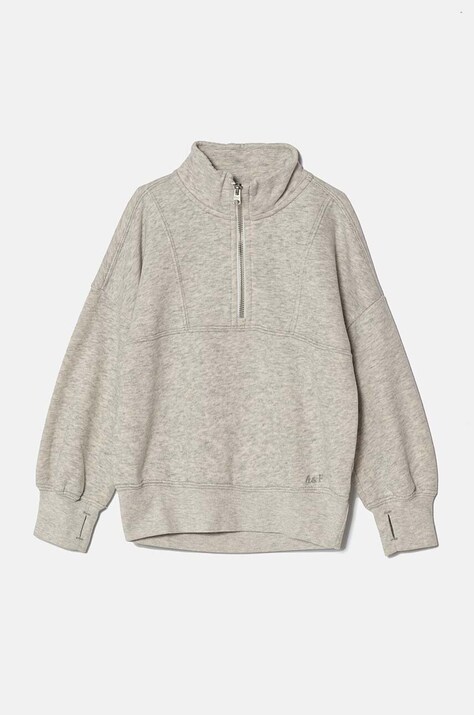 Abercrombie & Fitch bluza copii culoarea gri, neted, KI252-4065