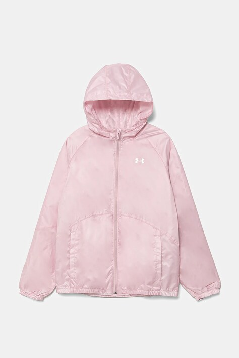 Детско яке Under Armour SPORT WINDBREAKER JKT в розово 1384206