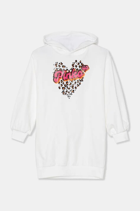 Дитяча кофта Pinko Up колір білий з принтом F4PIBGDR206