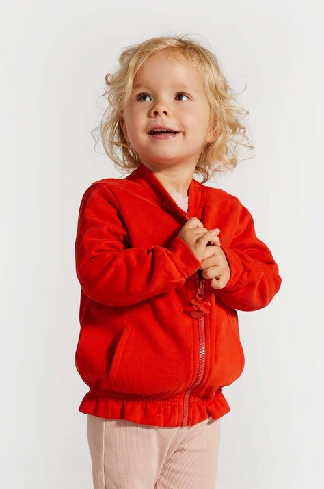 Coccodrillo baba felső piros, sima, CUTE GIRL NEWBORN