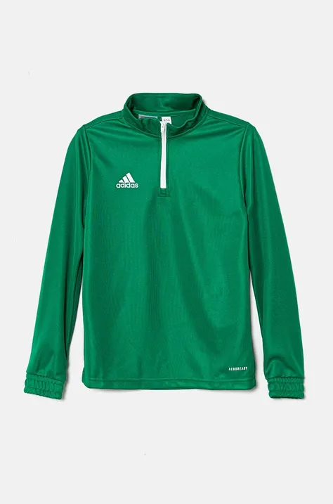 Otroški pulover adidas Performance ENT22 TR TOPY zelena barva, HI2132