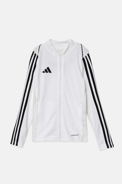 Dječja dukserica adidas Performance TIRO23L TRKTY boja: bijela, s aplikacijom, HS3524
