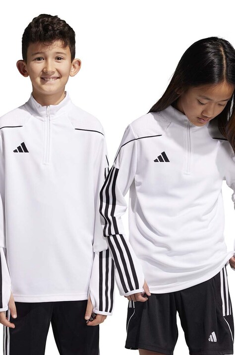 Детская кофта adidas Performance TIRO23L TR TOPY цвет белый однотонная IB8477