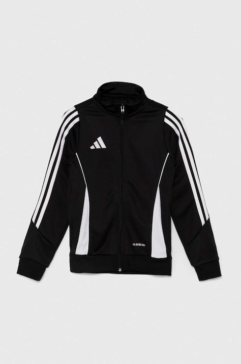 Dětská mikina adidas Performance TIRO24 TRJKTY černá barva, s aplikací, IJ9958