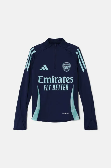 adidas Performance longsleeve dziecięcy AFC TR TOPY kolor granatowy z nadrukiem IT2204