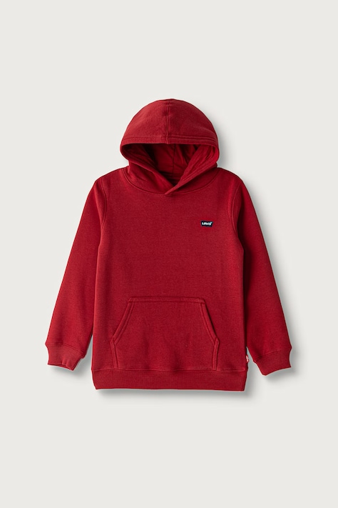 Levi's melegítőfelső gyerek pamuttal MINI BATWING HOODIE piros 8EL452