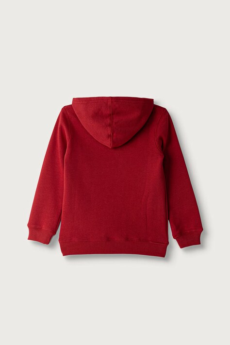 Levi's кофта дитяча з бавовною MINI BATWING HOODIE червона 8EL452