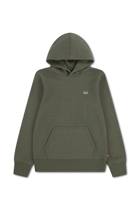 Levi's bluza dziecięca z bawełną MINI BATWING HOODIE zielona 8EL452