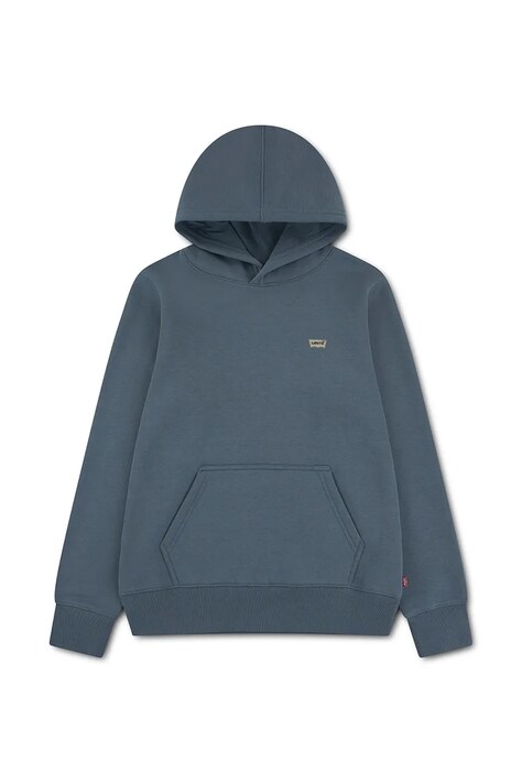 Levi's bluza dziecięca z bawełną MINI BATWING HOODIE niebieska 8EL452