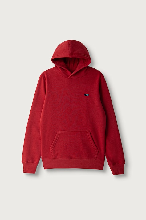 Levi's mikina s kapucí dětská s bavlnou MINI BATWING HOODIE červená 9EL452