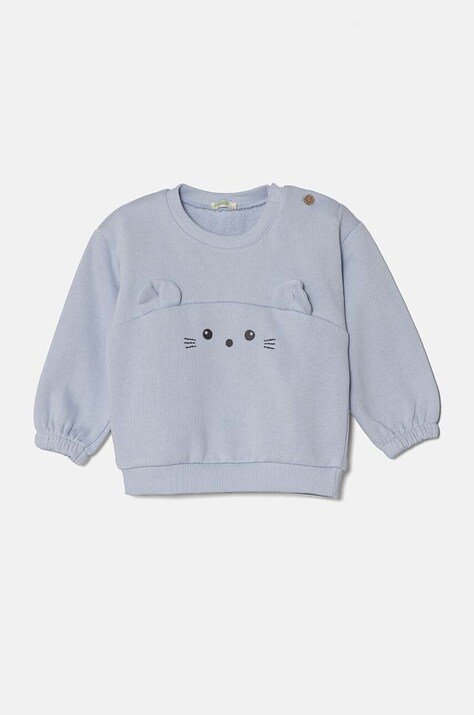 Бавовняна кофта для немовлят United Colors of Benetton з аплікацією 3J70A1058